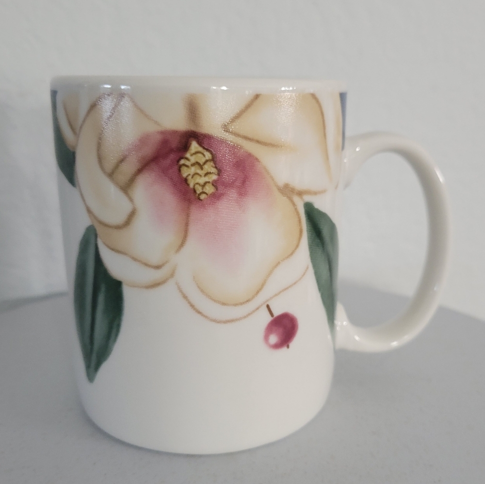 Savannah Grove Magnolia Blossoms Coffee Cup Coffee Mug Stoneware magnolia bloom